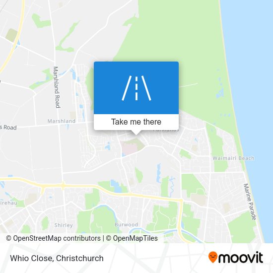 Whio Close map