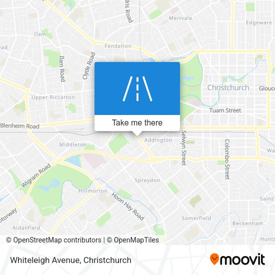 Whiteleigh Avenue map