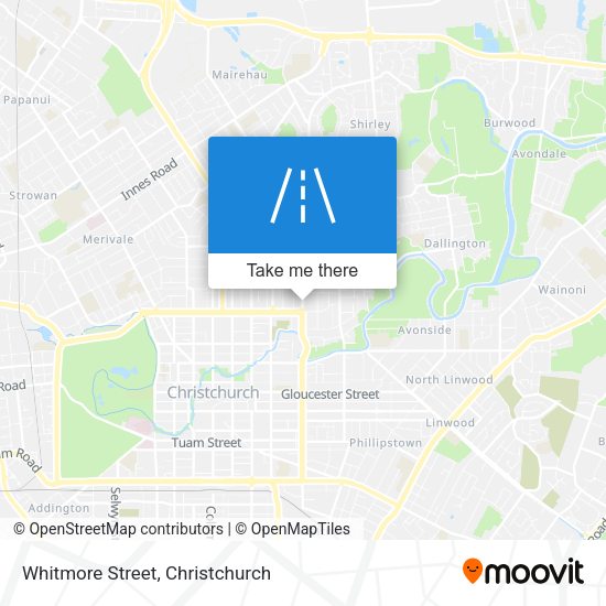 Whitmore Street map