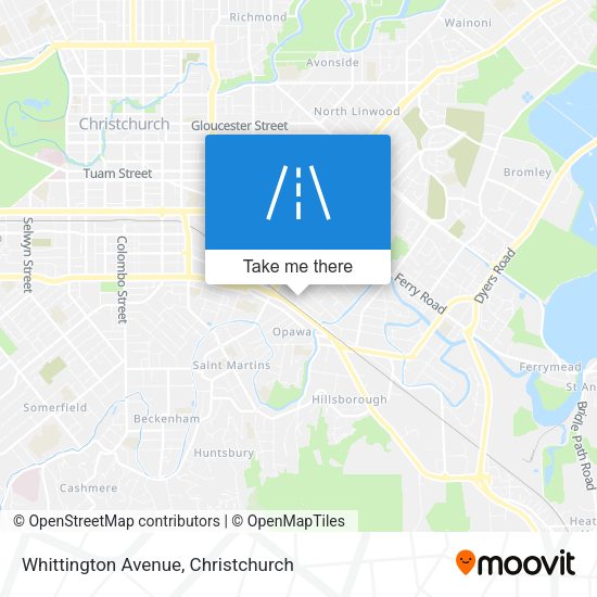 Whittington Avenue map