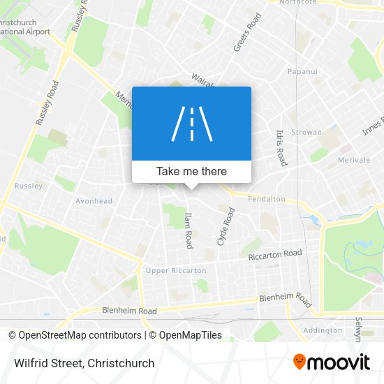 Wilfrid Street map