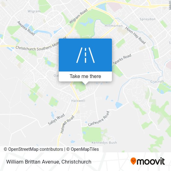 William Brittan Avenue map
