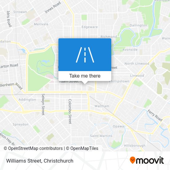 Williams Street map