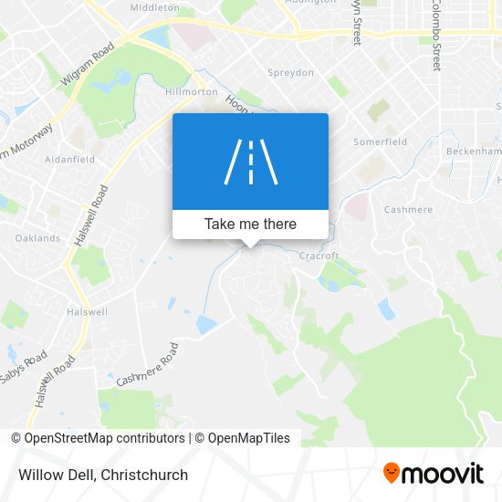 Willow Dell map