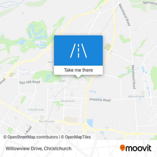 Willowview Drive map