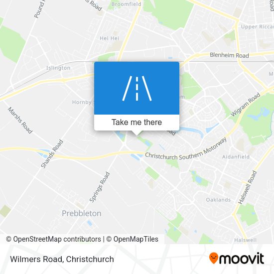 Wilmers Road map