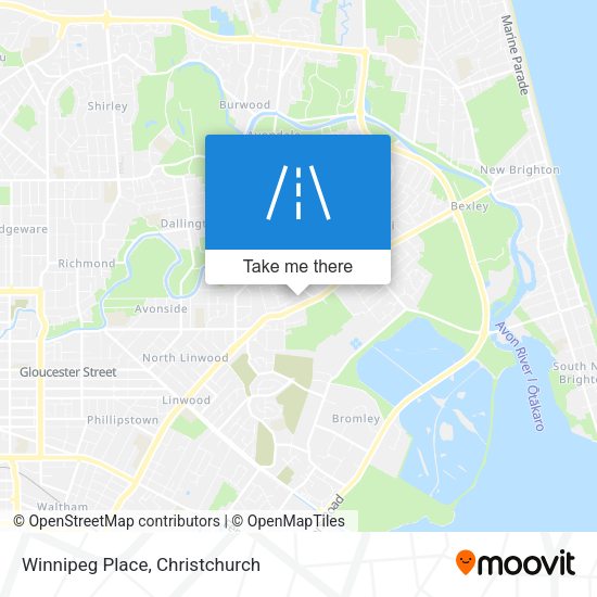 Winnipeg Place map