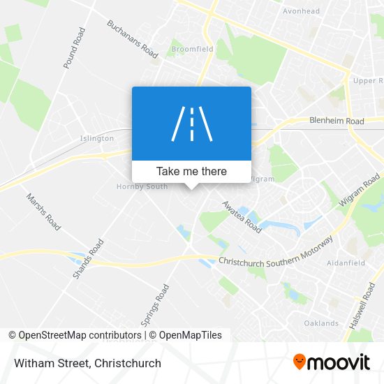 Witham Street map