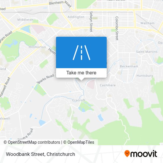 Woodbank Street map