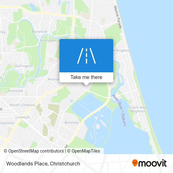 Woodlands Place map