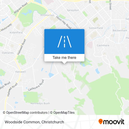 Woodside Common map