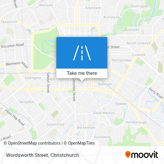 Wordsworth Street map