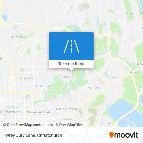 Wrey Jury Lane map