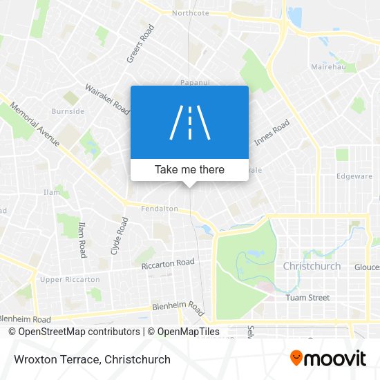 Wroxton Terrace map