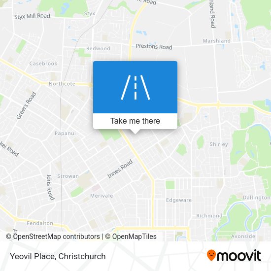Yeovil Place map