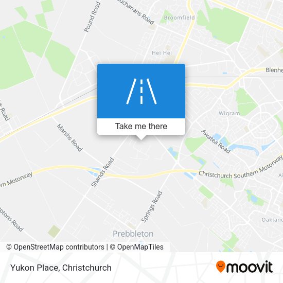 Yukon Place map
