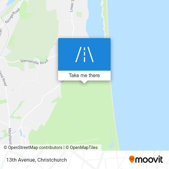 13th Avenue map