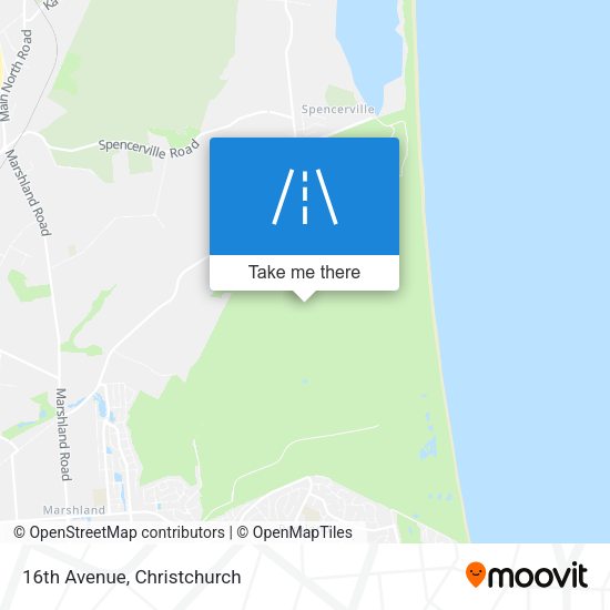 16th Avenue map
