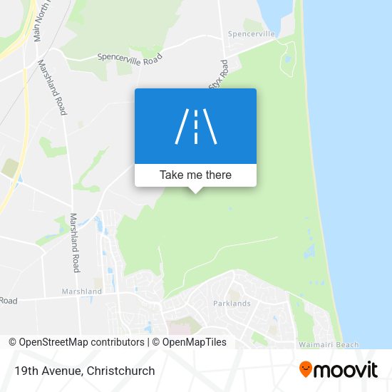 19th Avenue map
