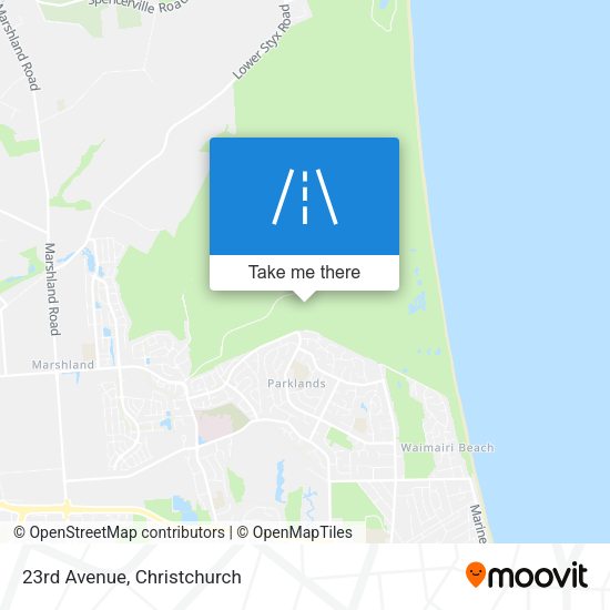 23rd Avenue map