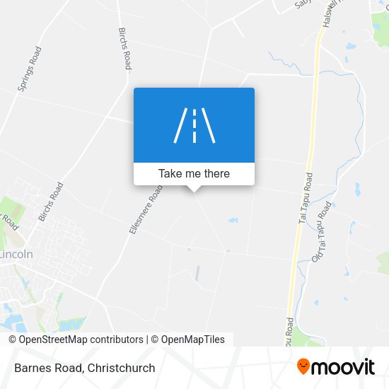 Barnes Road map