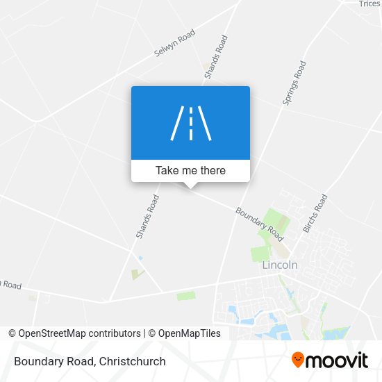 Boundary Road map