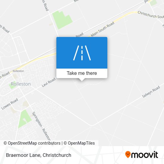 Braemoor Lane map