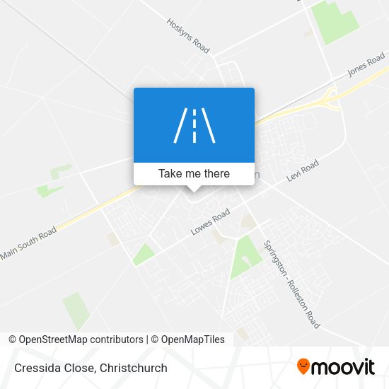 Cressida Close map