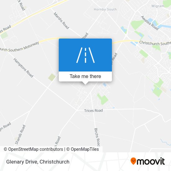 Glenary Drive map