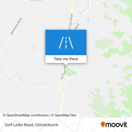 Golf Links Road map