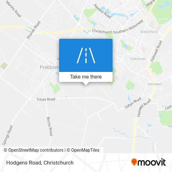 Hodgens Road map