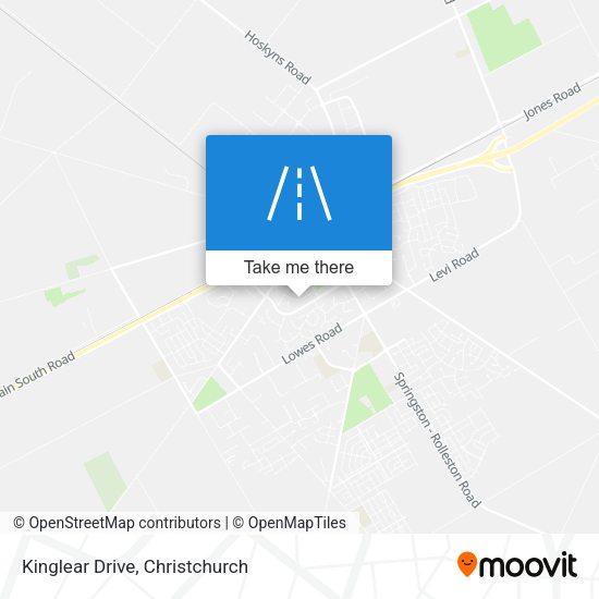Kinglear Drive map