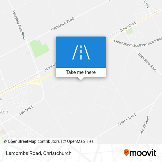 Larcombs Road map