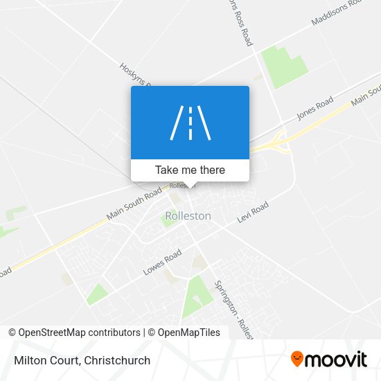 Milton Court map