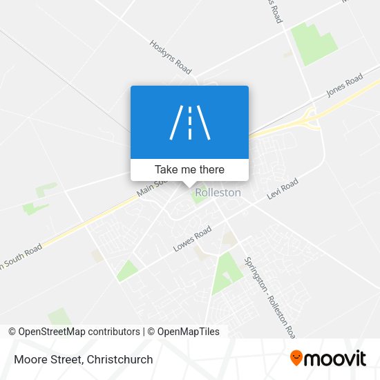 Moore Street map