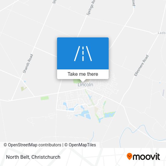 North Belt map