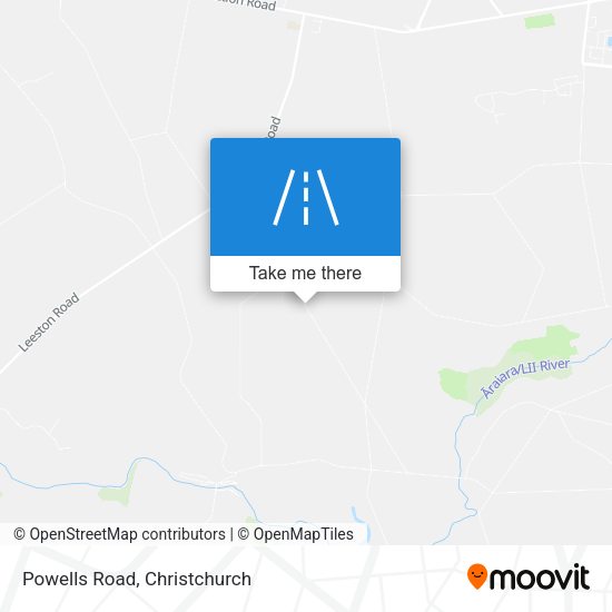 Powells Road map