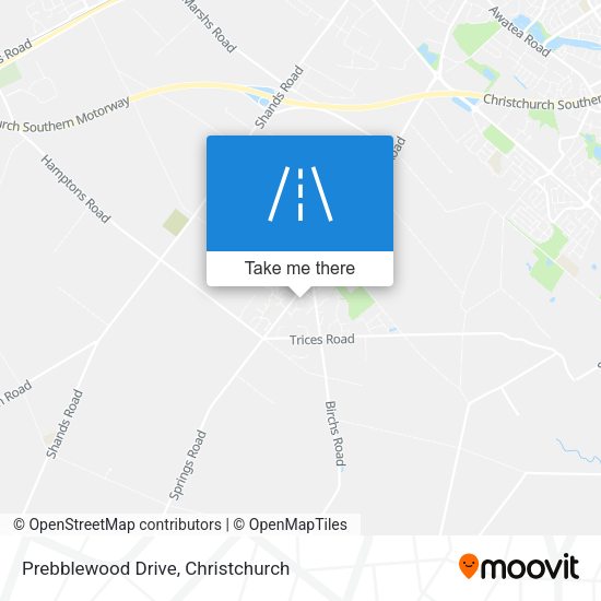 Prebblewood Drive map