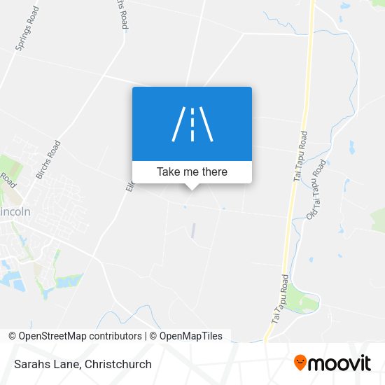 Sarahs Lane map