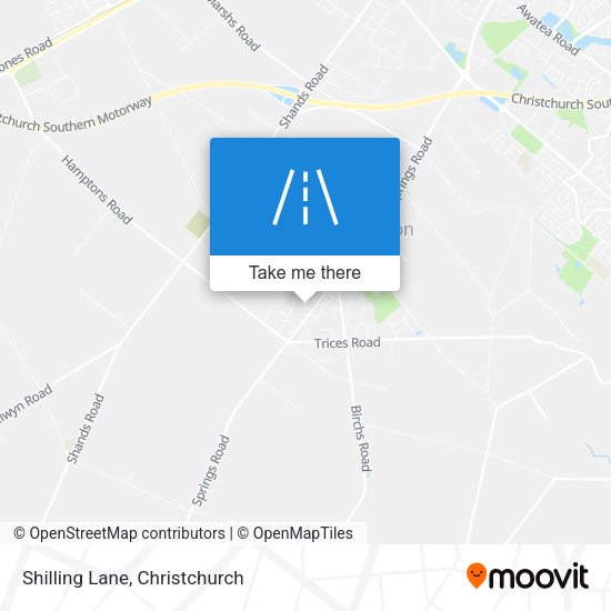 Shilling Lane map