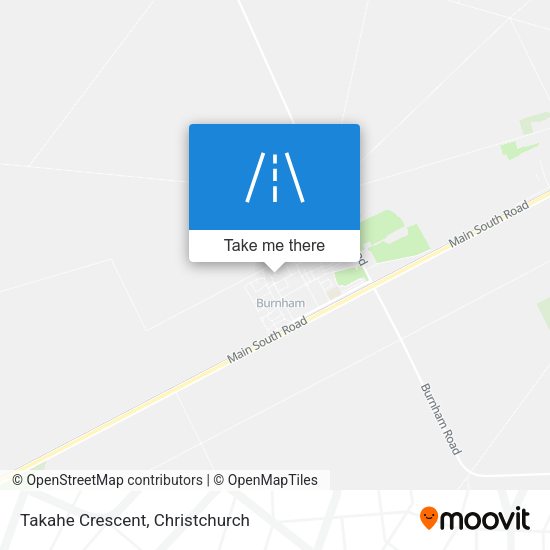Takahe Crescent map