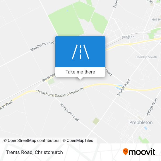 Trents Road map