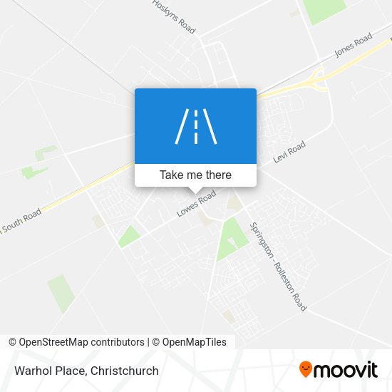 Warhol Place map