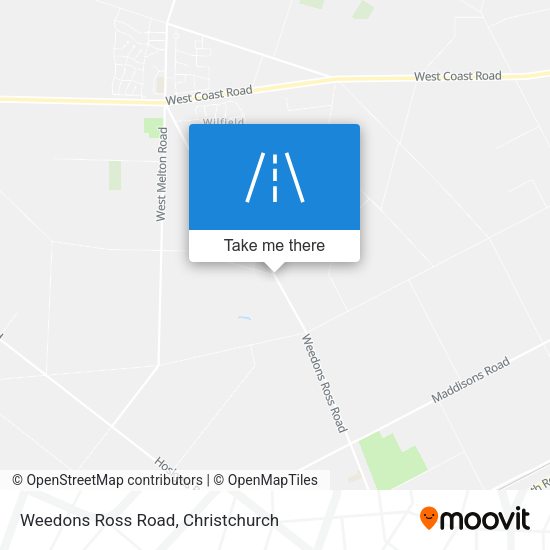 Weedons Ross Road map
