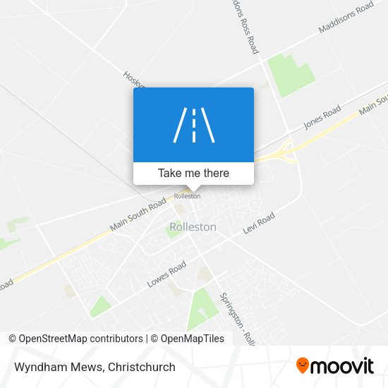 Wyndham Mews map
