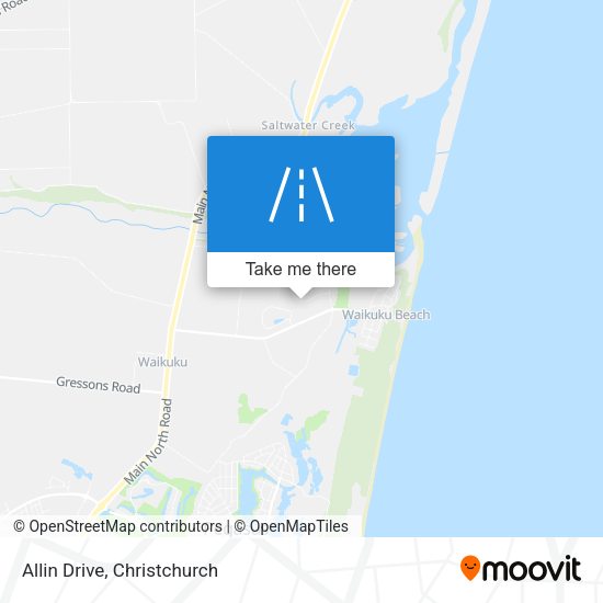 Allin Drive map