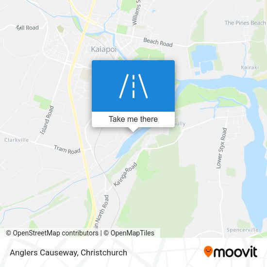 Anglers Causeway map