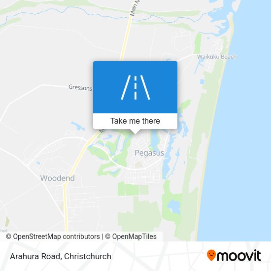 Arahura Road map