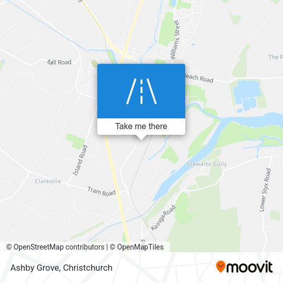 Ashby Grove map