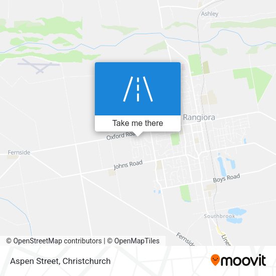 Aspen Street map